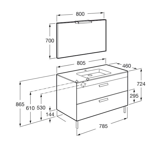 mueble de baño roca - Ítem5