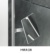 Mampara ducha Select+ Walk-In 10 mm con Shelf Hüppe - Ítem10