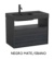 Mueble base para lavabo Meridian Roca - 2 cajones y estante abierto - Ítem7