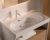 Mueble base para lavabo Meridian Roca - 2 cajones y estante abierto - Ítem11