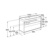 Mueble base para lavabo Meridian Roca - 2 cajones y estante abierto - Ítem4
