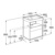 Mueble base para lavabo Meridian Roca - 2 cajones y estante abierto - Ítem1