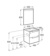 Mueble de baño Aleyda compacto Roca - 2 cajones - Ítem1