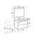 Mueble de baño Aleyda compacto Roca - 2 cajones - Ítem4