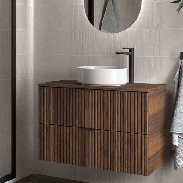 Mueble de baño Biba 2 cajones lavabo de posar Salgar - Ítem4