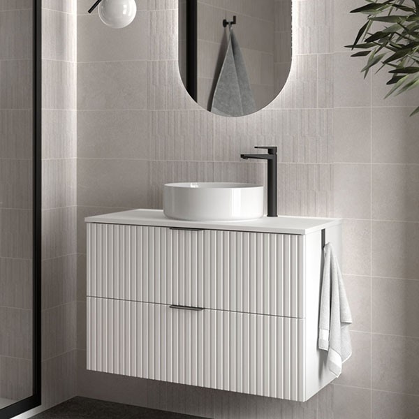 Mueble de baño Biba 2 cajones lavabo de posar Salgar - Ítem3