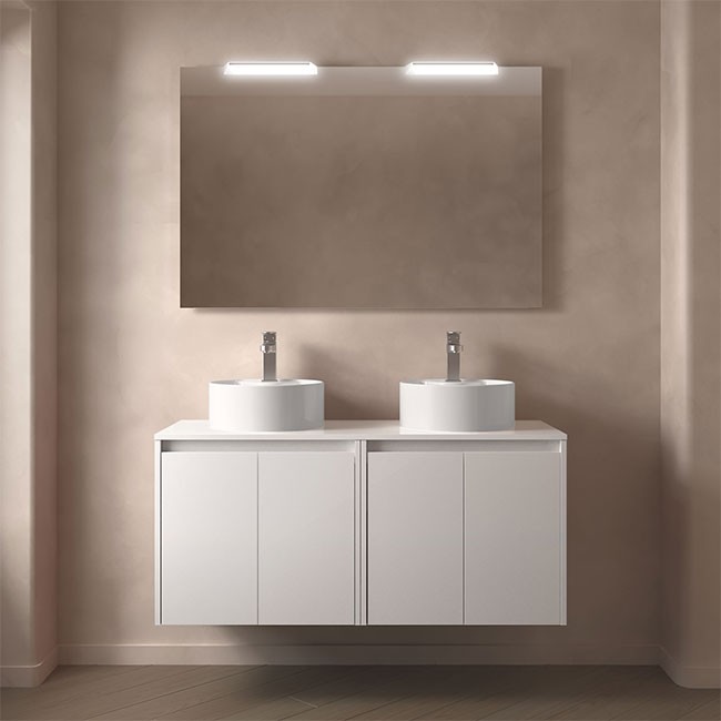 Mueble de baño Noja Salgar Conjunto encimera mueble 4 puertas