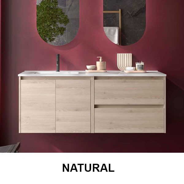 Mueble de baño Noja 2 cajones + 2 puertas Salgar 1200 desplazado - Ítem9