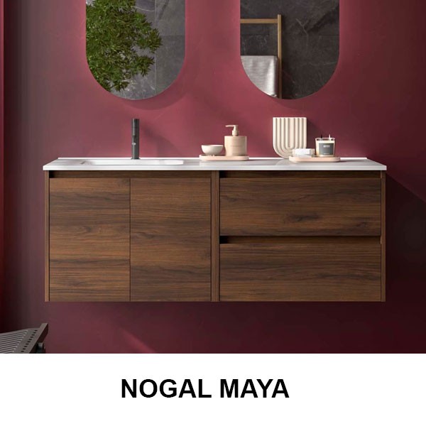 Mueble de baño Noja 2 cajones + 2 puertas Salgar 1200 desplazado - Ítem11