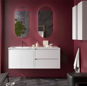 Mueble de baño Noja 2 cajones + 2 puertas Salgar 1200 desplazado