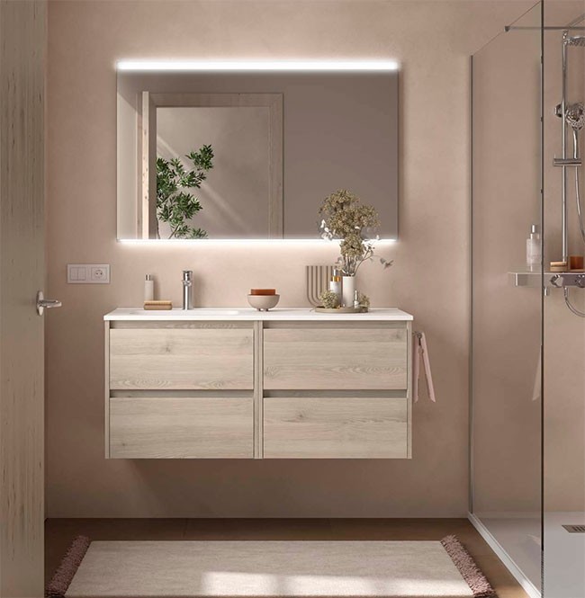 Mueble de baño Noja Salgar 1200 desplazado