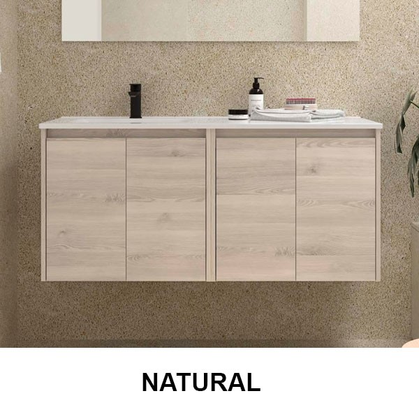 Mueble de baño Noja Salgar Conjunto mueble 4 puertas desplazado - Ítem9