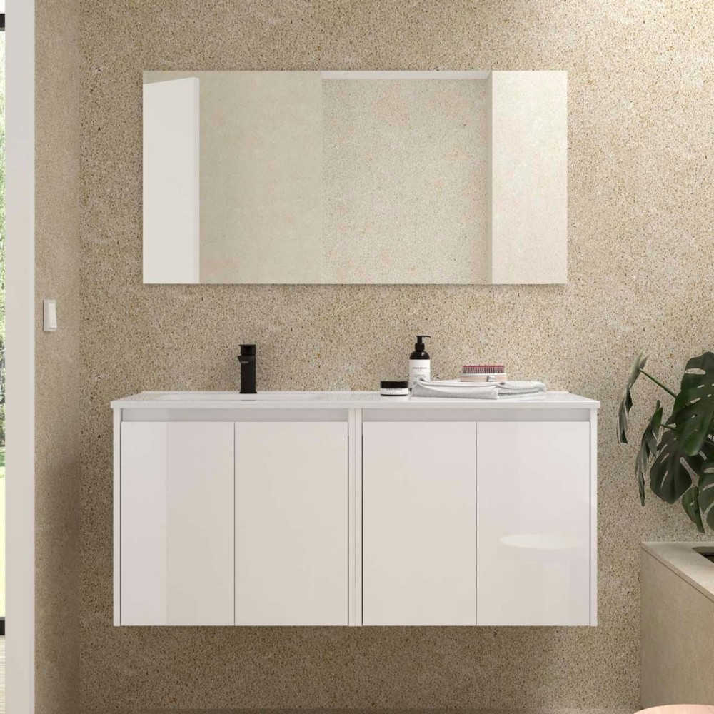 Mueble de baño Noja Salgar Conjunto mueble 4 puertas desplazado