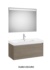 Mueble de baño Ona 1 cajón Roca - fondo 46 cm - Ítem1