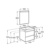 Mueble de baño Ona Compact Roca - fondo 36 cm - Ítem5