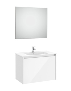 Conjunto de baño PURE: mueble con lavabo 60 x 63 x 32 cm + 2 columnas