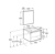 Mueble de baño Tenor Roca - 1 cajón y estante - Ítem1