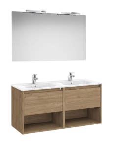 Mueble de baño Tenor Roca - 2 cajones y estante