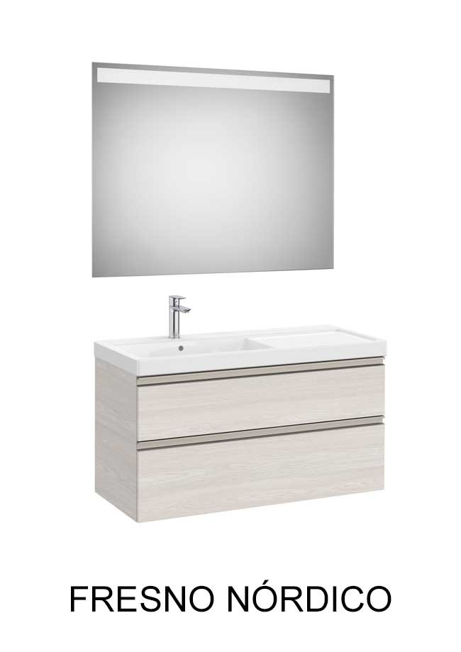 Mueble de baño The Gap Standard, 2 cajones lavabo plus Roca - Ítem8
