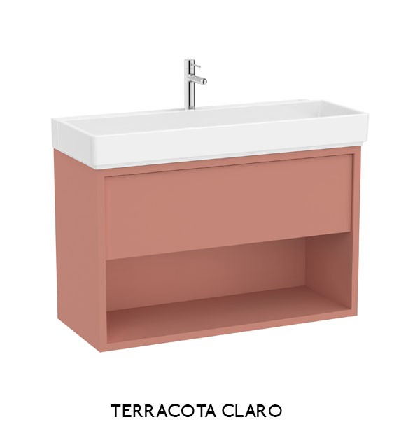 Mueble de baño Tura Roca - 1 cajón y estante - Ítem7