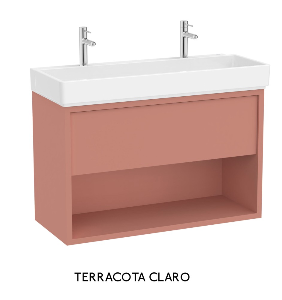 Mueble de baño Tura Roca - 1 cajón y estante - Ítem4