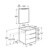 Mueble de baño Victoria-N 3 cajones Roca - Ítem1