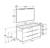 Mueble de baño Victoria-N 6 cajones Roca - Ítem1