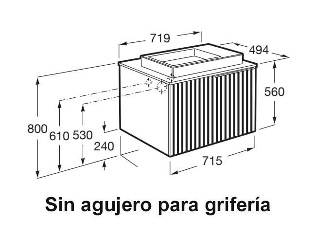 Mueble de baño Horizon Roca - Ítem2