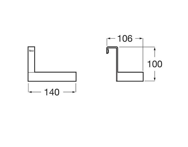 Portarrollo para mueble extra Roca - Ítem1