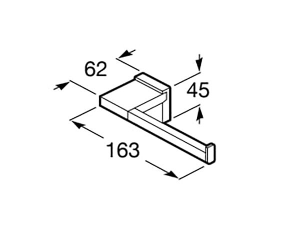 Portarrollo sin tapa Rubik Roca - Ítem1