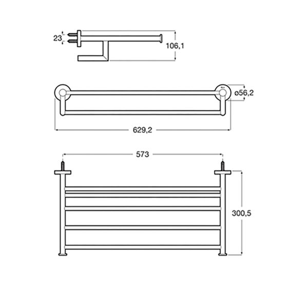 Portatoallas Hotels Round Roca - Ítem1