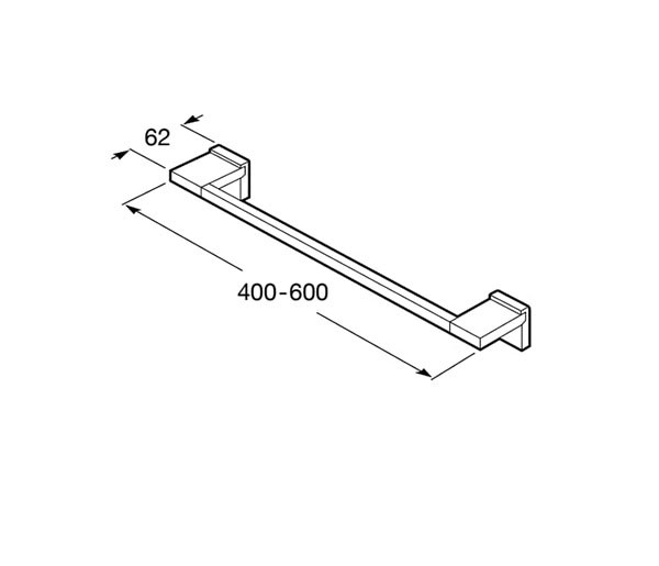 Toallero de lavabo Rubik Roca - Ítem1