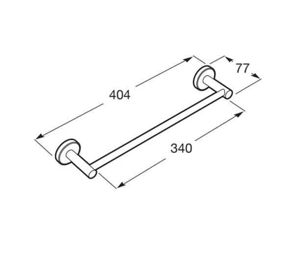 Toallero de lavabo Superinox Roca - Ítem1