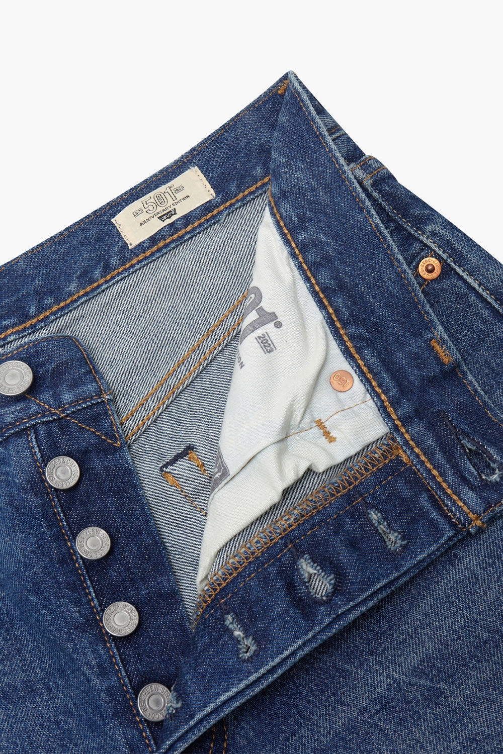 jeans levis 501 original azul denim