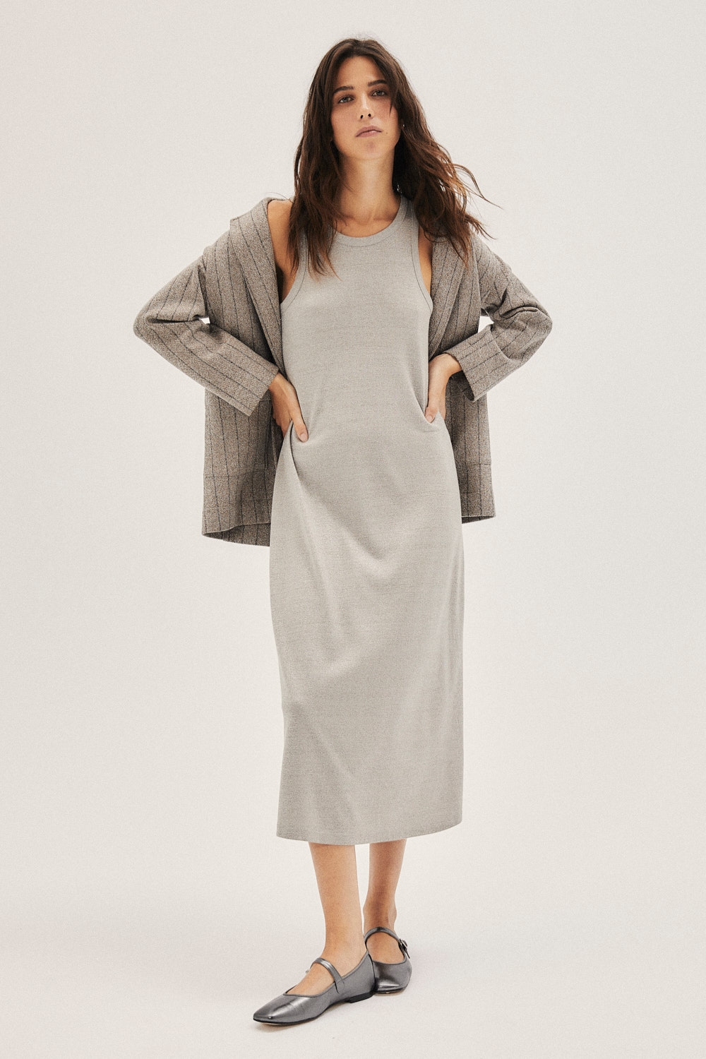 H&M MAMA Ribbed Jersey Dress