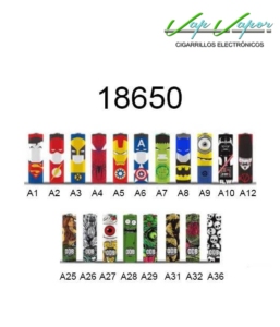 Funda Wrap para baterías 18650
