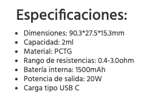 OFERTA!!! ARGUS Z2 1500mah 20W Voopoo - Ítem8