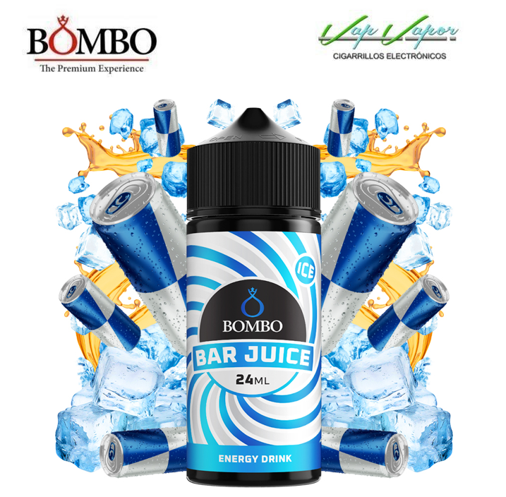 AROMA Energy Drink ICE 24ml (en botella de 120ml) Longfill Bar Juice by Bombo