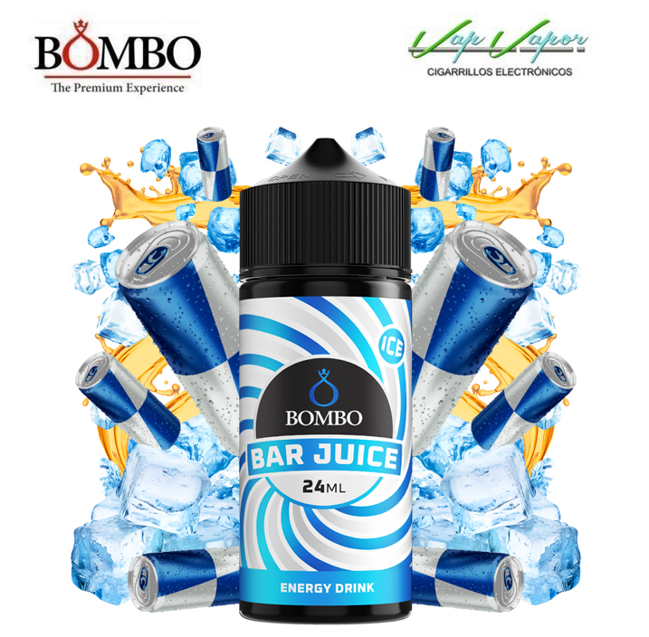 FLAVOUR Energy Drink ICE 24ml (bottle of 120ml) Longfill Bar Juice by Bombo