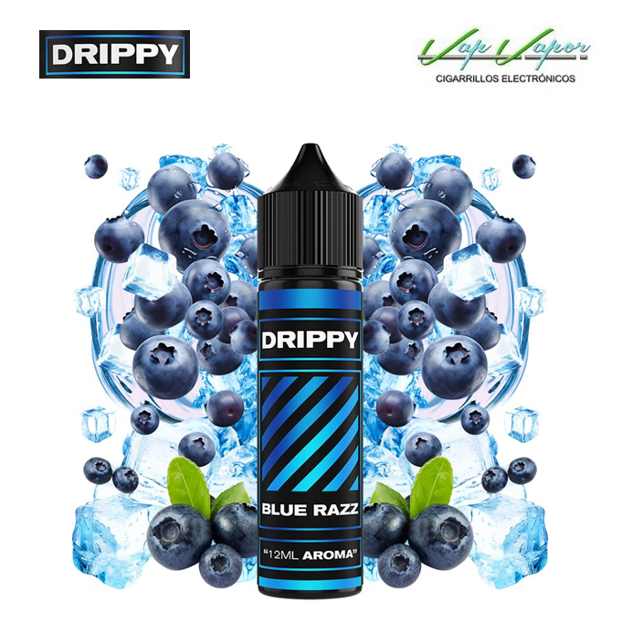 AROMA Blue Razz 12ml (en botella de 60ml Longfill) Drippy 