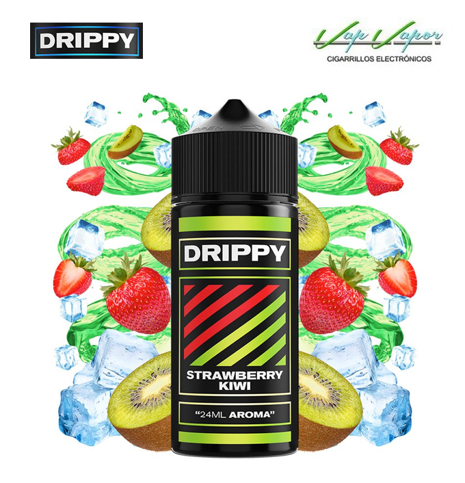 AROMA Fresa Kiwi 24ml (en botella de 120ml Longfill) Drippy