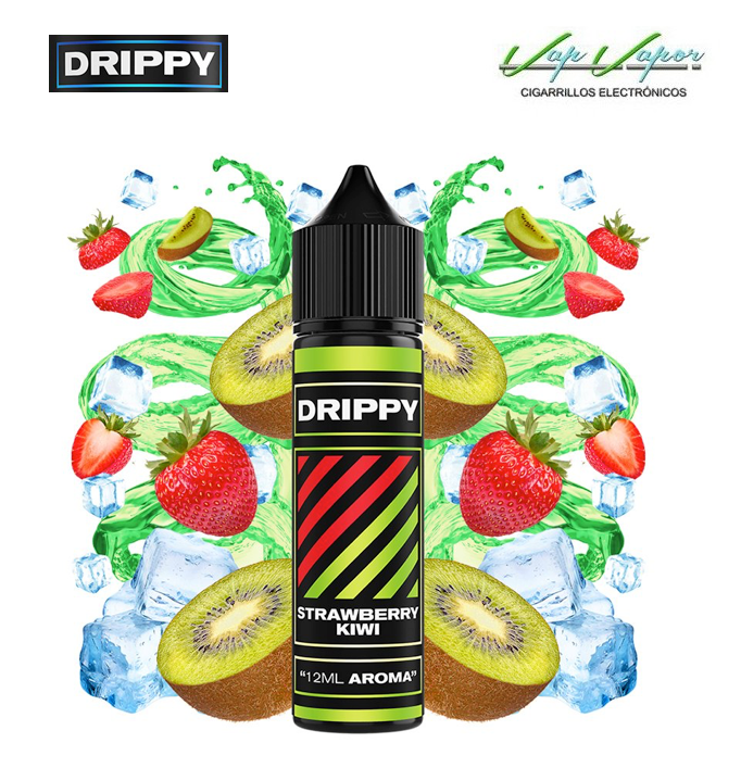 AROMA Fresa Kiwi 12ml (en botella de 60ml Longfill) Drippy