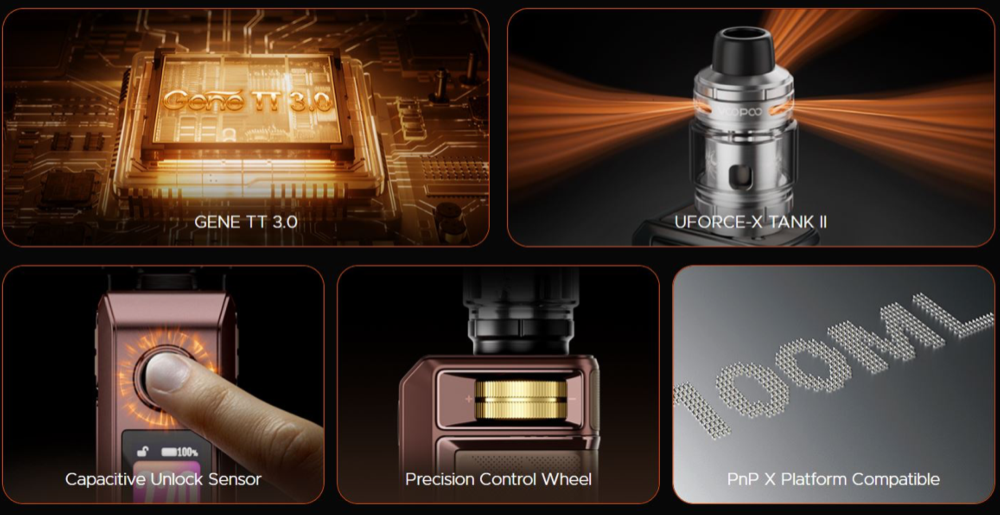 Drag 6 4400mah 220W Mod Voopoo - Ítem4