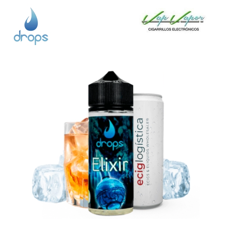 FLAVOUR DROPS ELIXIR 40ml (longfill botella 120ml) Banana, Strawberry, Apple, Pineapple