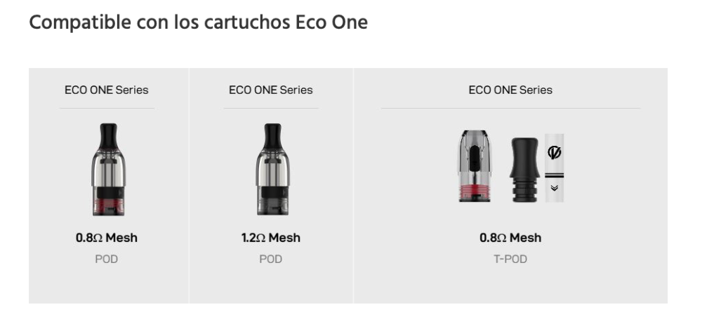 Pod Eco One PRO 1400mah Vaporesso 16W - Item9