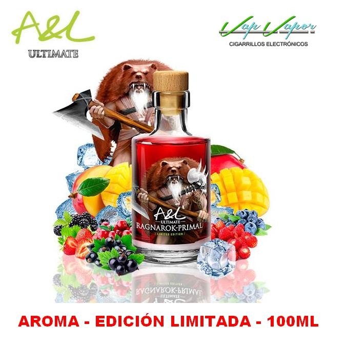 AROMA A&L Ragnarok PRIMAL 100ml - EDICIÓN LIMITADA (Fresa, Frambuesa, Arándanos, Grosellas, Mango + Frescor)