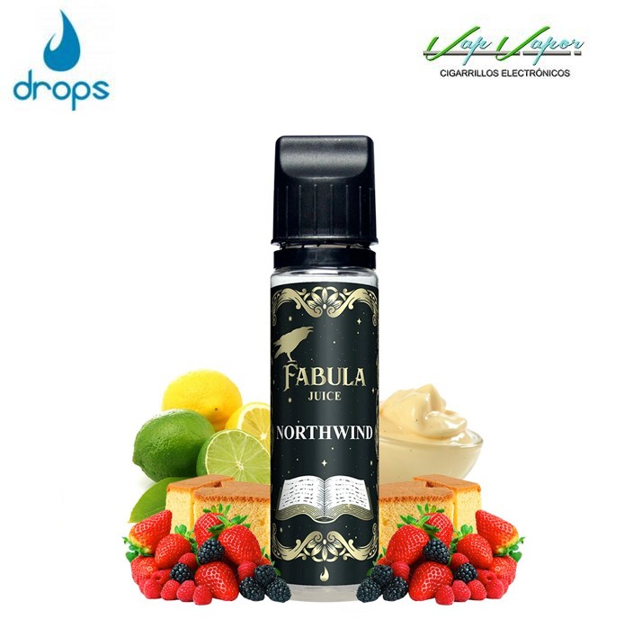 OFERTA!!! FABULA NORTHWIND 50ml (0mg) Fabula Juice by DROPS (Cítricos, Frutos Rojos, Crema) (60%VG/40%PG)
