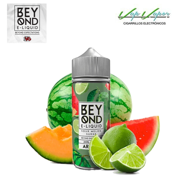 AROMA IVG BEYOND SOUR MELON SURGE 24ml Longfill (botella 120ml) 