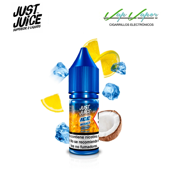 SALES CITRON COCONUT 10ml Just Juice (nicotina: 5mg /11mg / 20mg) Cítricos, Coco