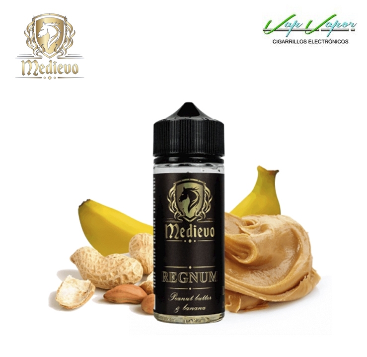 FLAVOUR Medievo REGNUM 40ml (longfill bottle 120ml) Banana, Peanut, Crocanti biscuit